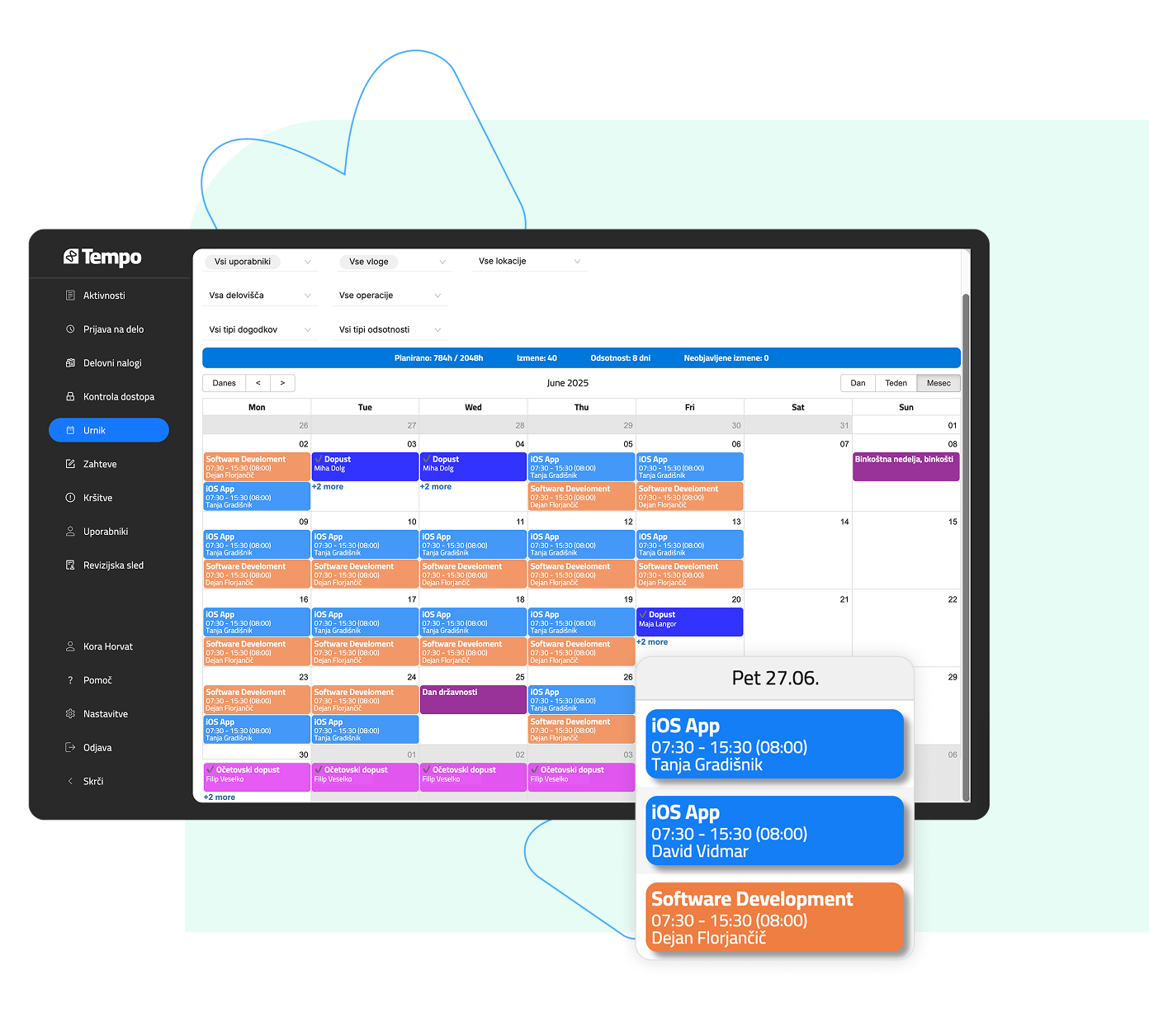 Shift Management